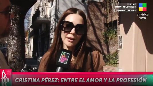 La contundente respuesta de Cristina Pérez sobre su futuro laboral en caso de que su pareja gane las elecciones