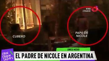 Fabián Cubero, cara a cara con el padre de Nicole Neumann