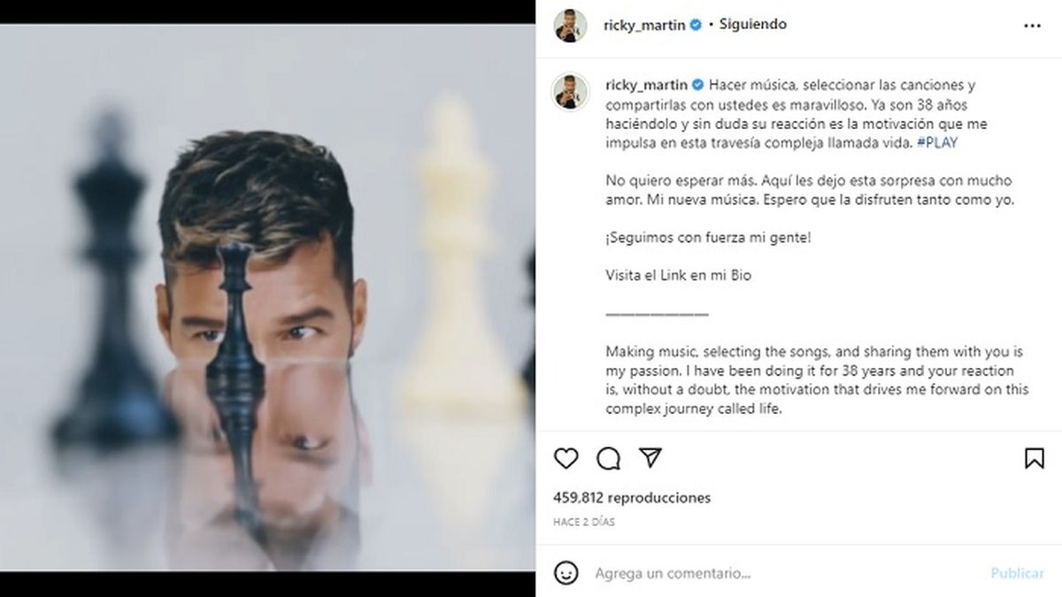 Ricky Mart&iacute;n lanz&oacute; su nuevo material musical en medio de la escandalosa denuncia por violencia dom&eacute;stica que enfrentar&aacute; el pr&oacute;ximo 21 de julio en los tribunales.&nbsp;