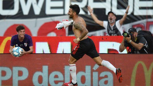 La joya inolvidable que inventó Scocco para el triunfo clave de River ante Central Córdoba