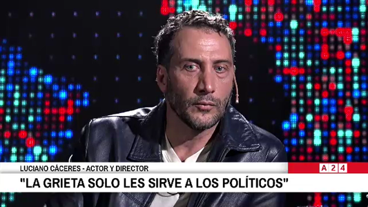 Luciano Cáceres con Novaresio: Los políticos viven de la grieta