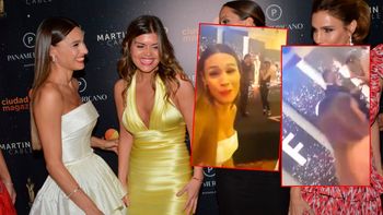 Escándalo en los Martín Fierro de Cable entre Pampita y Andrea Taboada: Agresiva y maleducada