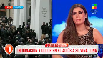 El desgarrador llanto de Flor de la V tras el último adiós a Silvina Luna: Se fue sin Justicia
