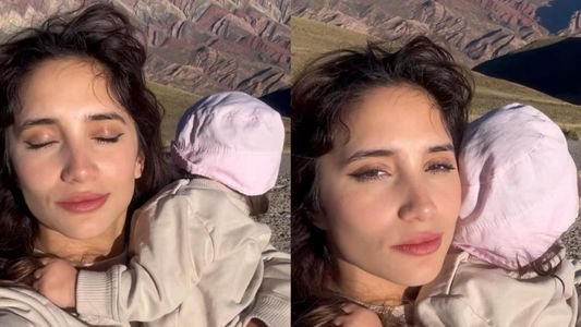 Las tiernas fotos de las primeras vacaciones de Melody Luz con su hija Venezia