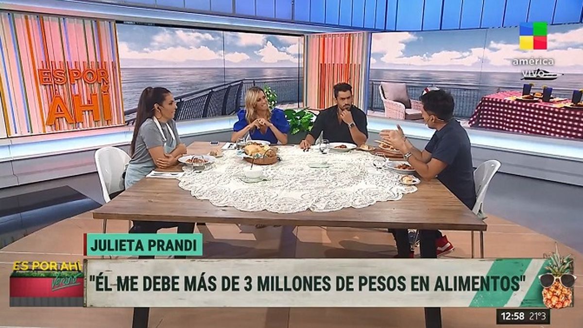 Desde Es por ah&iacute;, Julieta Prandi repas&oacute; la delicada situaci&oacute;n que atraviese en la batalla legal que mantiene con su ex, Claudio Contardi.