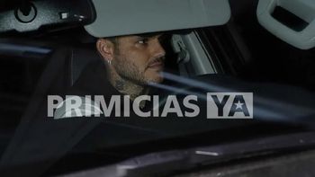 Mauro Icardi fue a buscar a sus hijas al Chateau Libertador: su actitud ante la seguridad y medios