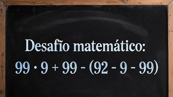 El desafío matemático que pocos logran resolver: 99 × 9 + 99 - (9² - 9 - 99)