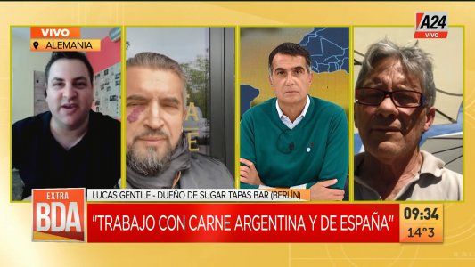 Sin carne argentina para los gastronómicos europeos