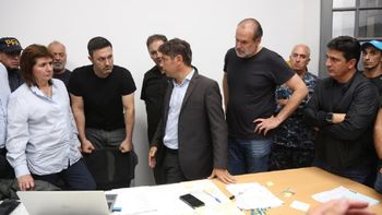 La foto que publicó Kicillof en sus redes, junto a Patricia Bullrich y Petri. La foto que publicó Kicillof en sus redes, junto a Patricia Bullrich y Petri.