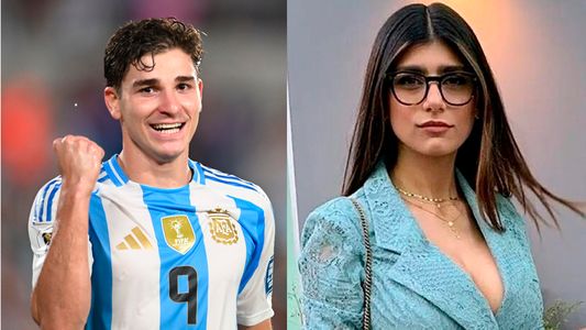 Vincularon a Julián Álvarez con Mia Khalifa: la reacción de la actriz