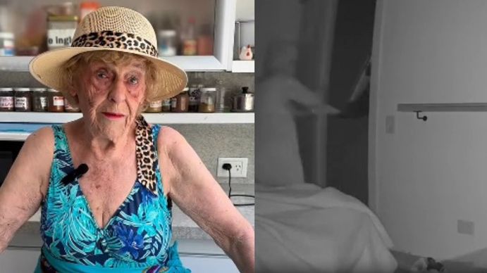 Callate porque te mato: el video del brutal robo a una famosa abuela influencer en San Isidro