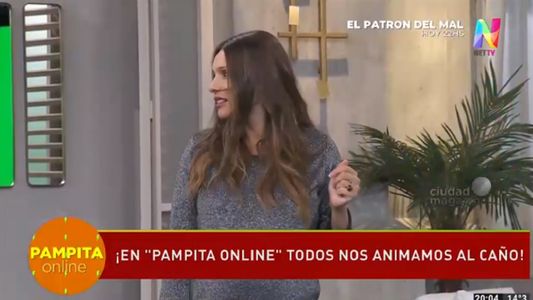 La reacción de Pampita al ver caer de cabeza a Barby Franco
