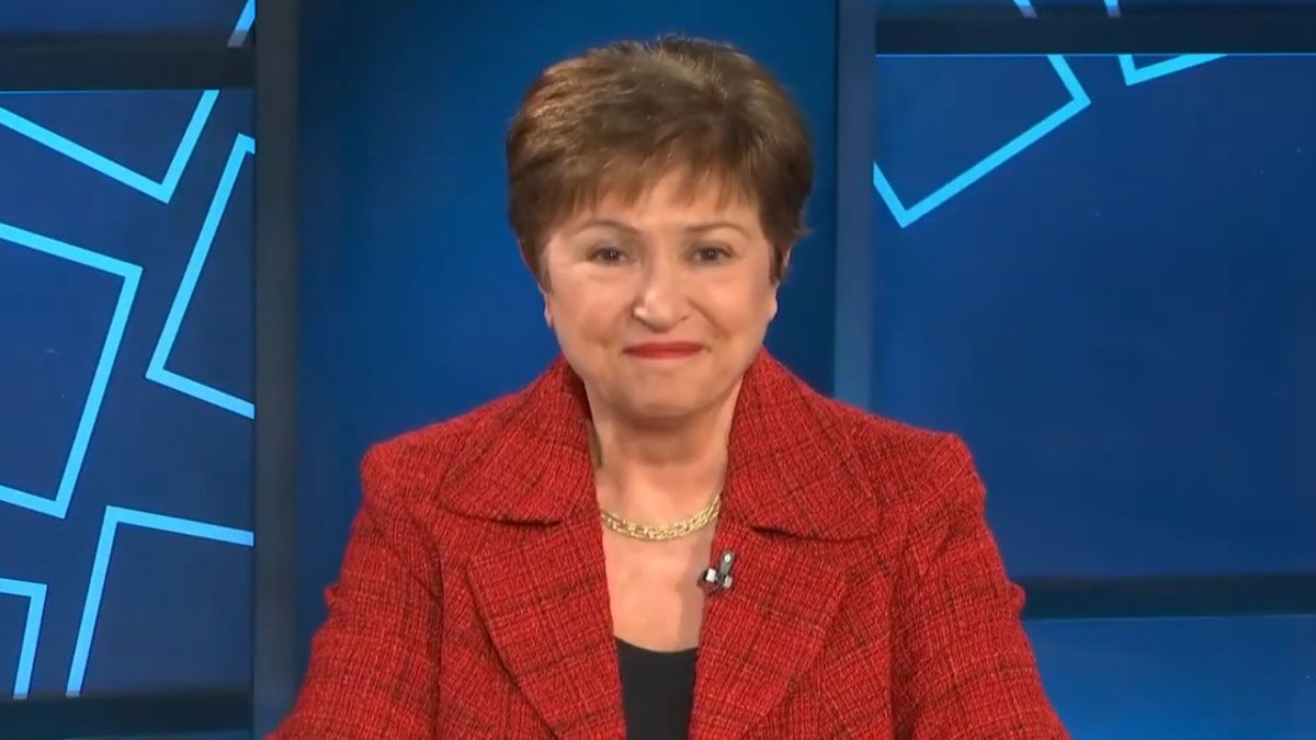 Kristalina Georgieva destacó progresos de la economía argentina a un ritmo mayor del esperado. (Foto: Captura de TV)