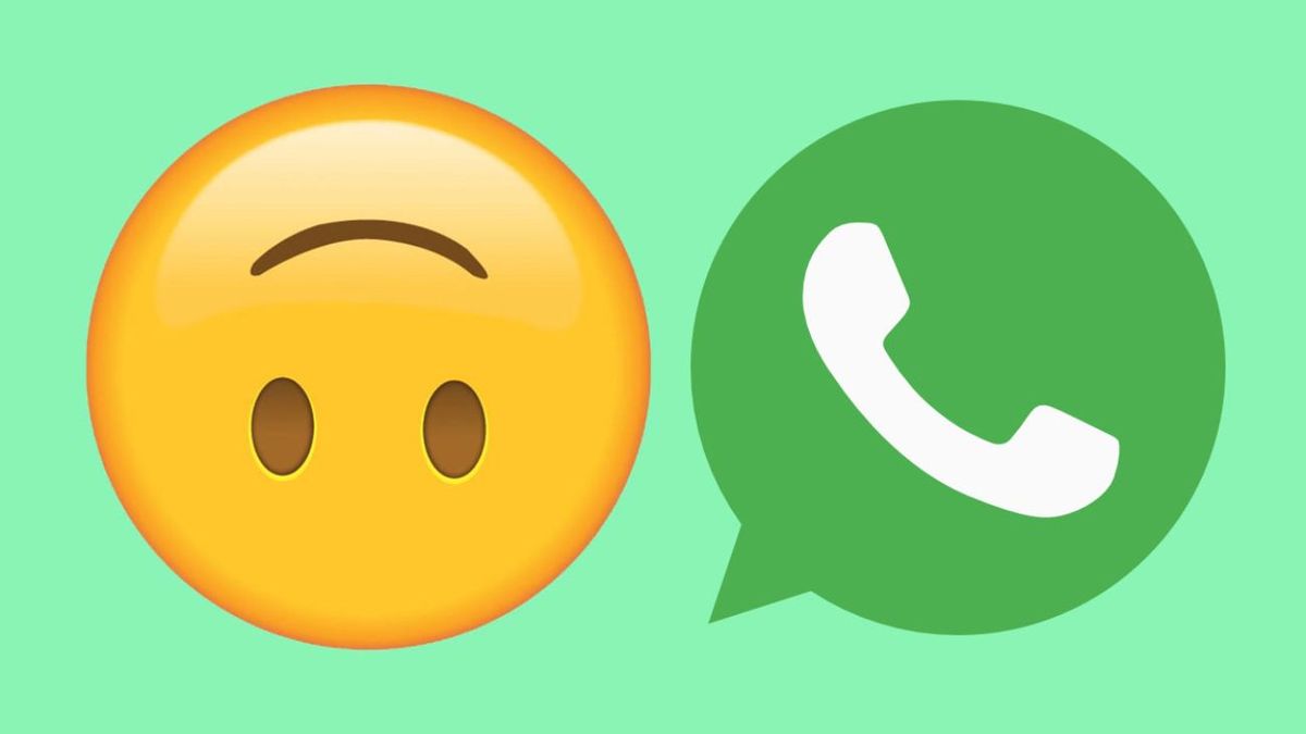 Qué significa el emoji de la cara al revés en WhatsApp y cómo se debe usar correctamente.