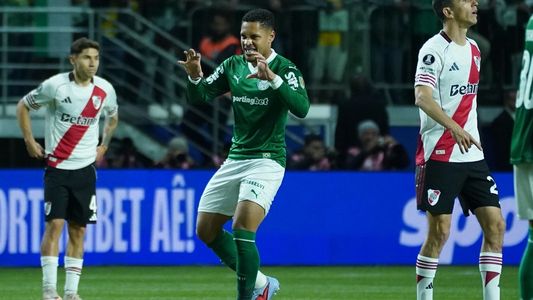 River empezó mejor, pero no pudo aguantar al Palmeiras y se quedó afuera de la Copa