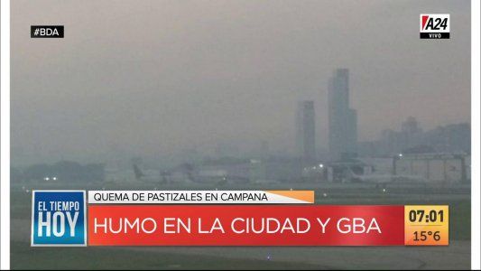 Cómo se originó la nube de humo que sorprendió a los porteños en las primeras horas de este jueves