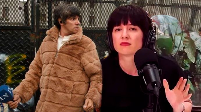 Malena Pichot contra Robertito Funes luego de ser echado de una marcha a los golpes: estoy a favor