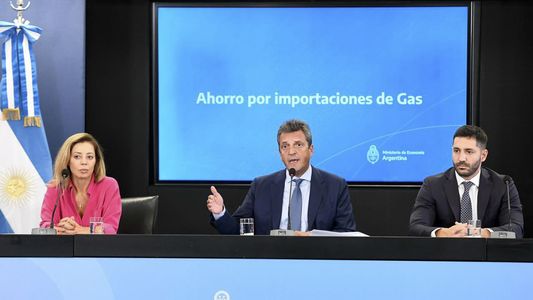 Sergio Massa anunció un ahorro de más de 2.100 millones de dólares en energía importada