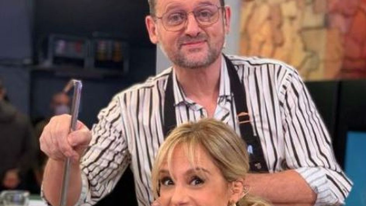 El chef Christophe Krywonis en el programa de Mariana Fabbiani, Lo de Mariana.