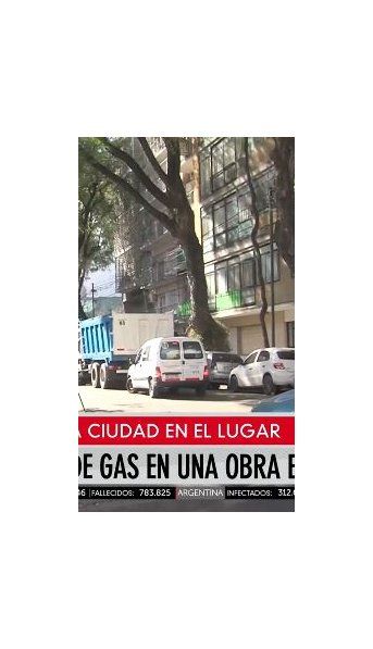 Escape de gas en el interior de una obra en construcción en Belgrano