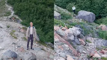 Un joven escrachó a dos turistas que habían armado una fogata en la zona de acampe libre de Laguna Torre, en el sector norte del Parque Nacional Los Glaciares, cerca de El Chaltén, Santa Cruz.