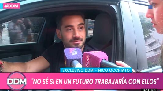 La firme reacción de Nico Occhiato cuando le preguntaron por el juicio de Flor Peña contra Luzu TV