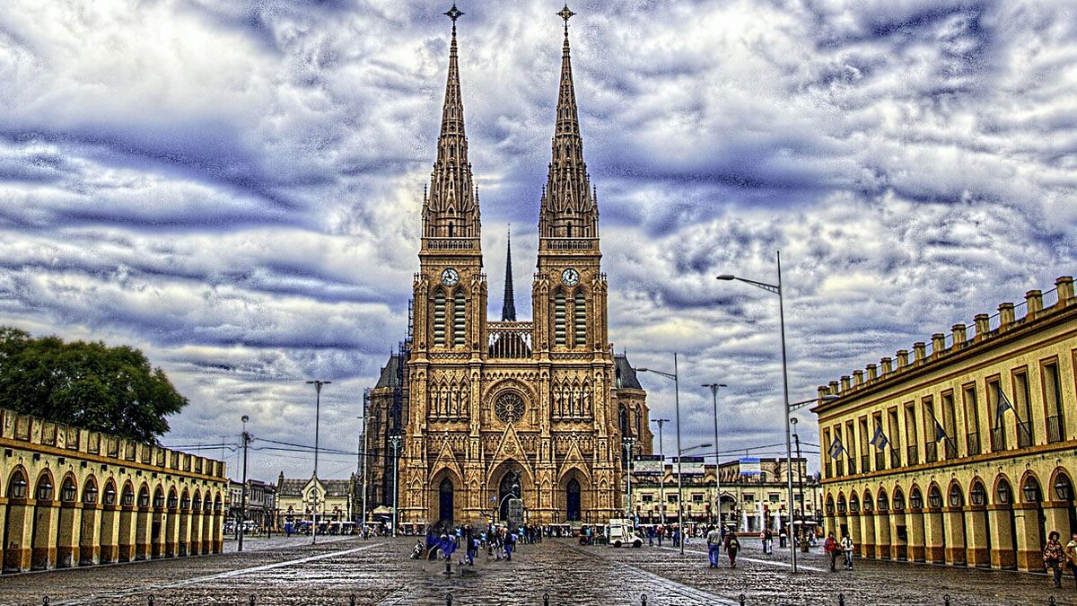 Luján y la Basílica. Uno de los puntos clave de la próxima visita del papa León XIV a la Argentina, del 8 al 11 de noviembre próximo. (Foto: Gentileza Wikipedia)