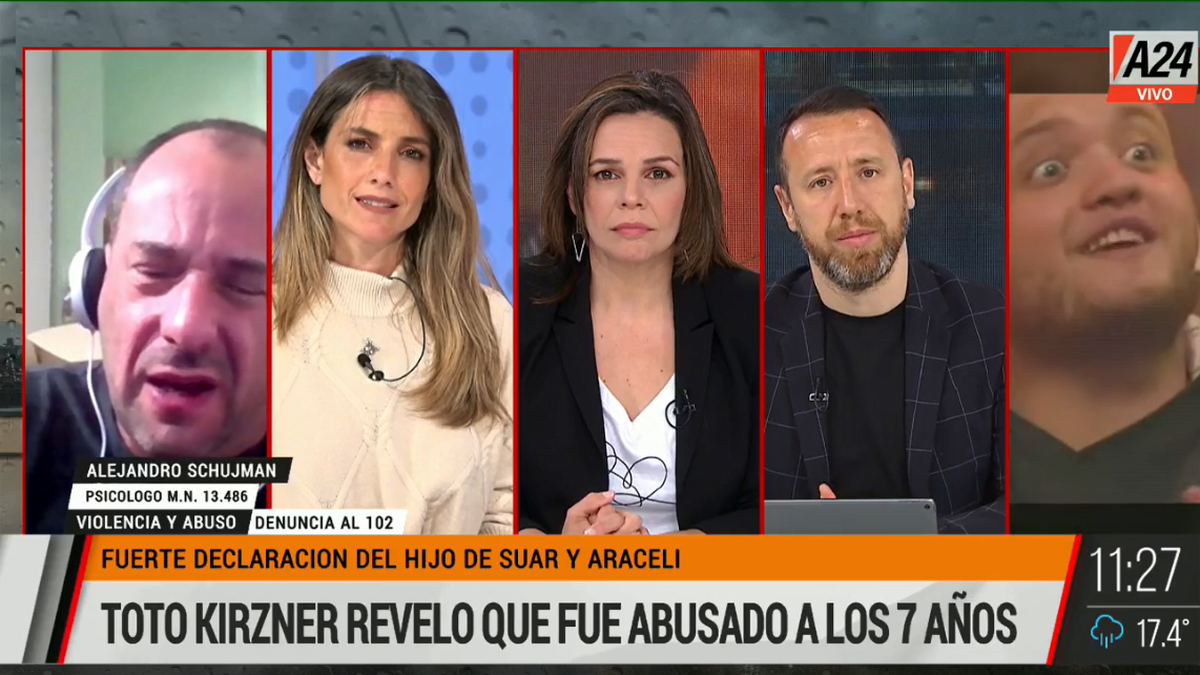 El psicólogo Alejandro Schujman analizó la revelación de Toto Kirzner sobre el abuso sexual sufrido cuando era niño.