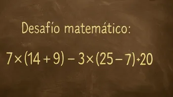 Desafío matemático: la cuenta fácil que confunde a muchos