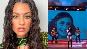 Después de la polémica en Showmatch, Sofía Jujuy Jiménez estuvo en el Centro Ana Frank