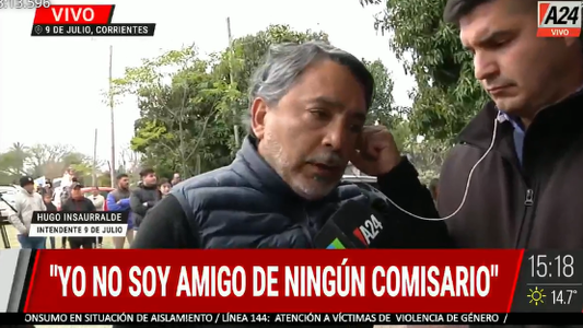 Caso Loan: qué dijo el intendente de 9 de julio en medio de la marcha en la casa del nene