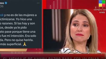 El desgarrador llanto de Fernanda Iglesias al hablar de su regreso de España: Fue grave