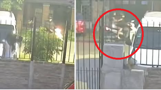 Brutal ataque grabado: acusó a su novia de infidelidad, le disparó y se la llevó en moto