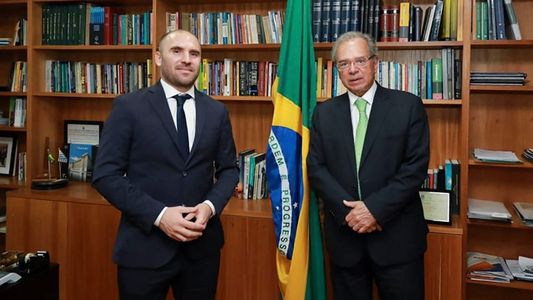 Tras reunirse con Guzmán, el ministro de Economía de Brasil propuso ayudar a Argentina con el FMI