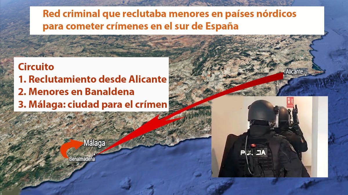 La red de sicarios con j&oacute;venes n&oacute;rdicos que cay&oacute; en Espa&ntilde;a. (Foto: A24.com)