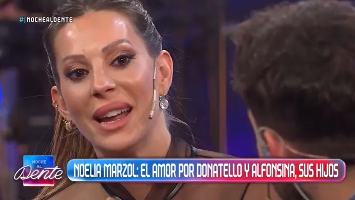 El llanto de Noelia Marzol al recordar que su hijo estuvo mal de salud