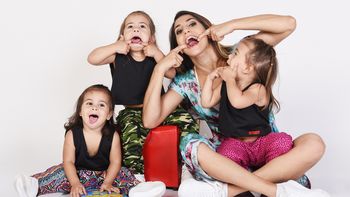 El debut como modelos de las hijas de Cinthia Fernández y Matías Defederico