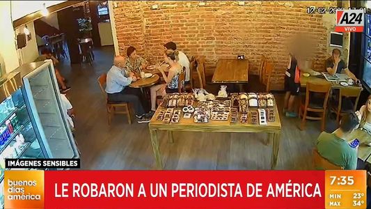 Inseguridad sin fin: así le robaron el celular en un bar a Fabián Rubino, periodista de A24