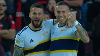 El golazo de Briasco en Colón-Boca, luego de casi un año sin jugar