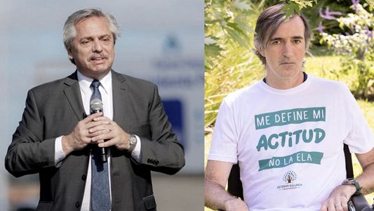 Alberto Fernández le envió su apoyo a Esteban Bullrich: Estoy a tu lado