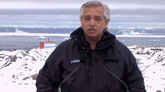 Alberto Fernández, en la Antártida: Este suelo es parte de la Argentina y que el Estado esté acá es un acto de justicia