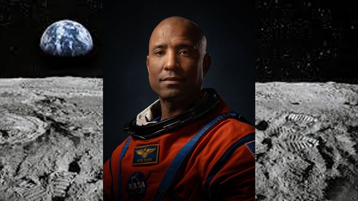 Victor Glover, el primer afroamericano en ir a la luna, de la agencia espacial canadiense y el piloto de la misión. (Foto: NASA)