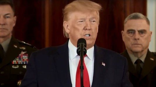 Trump negó que Estados Unidos haya sufrido bajas tras el ataque de Irán y anunció sanciones económicas más duras