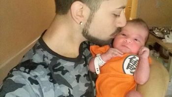 Mirá las fotos más tiernas de Ulises Goku, el hijo de un ex Combate