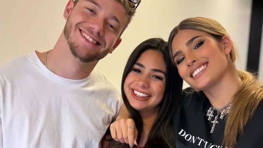 El emotivo encuentro de Julieta Poggio y Nacho Castañares con las gemelas de Daniela y Thiago