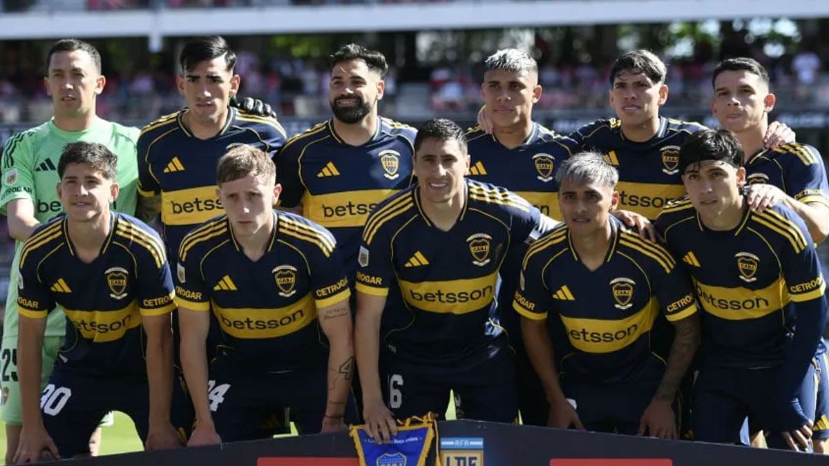 La formación de Boca vs. Estudiantes (Fotobaires)
