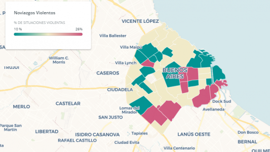 Cuáles son los barrios en los que las mujeres sufren más violencia en sus noviazgos en Capital