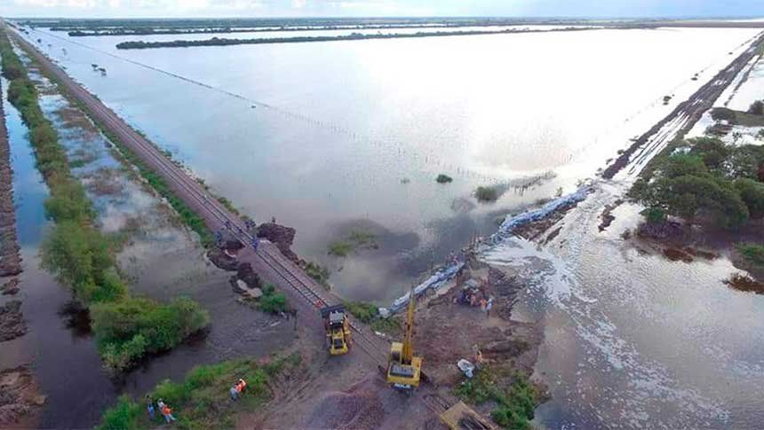 Inundaciones: ríos desbordados y muchos ciudadanos evacuados en el norte del país