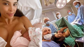¡Nació India! Maypi Delgado fue mamá y su ex estuvo junto a ella en el parto
