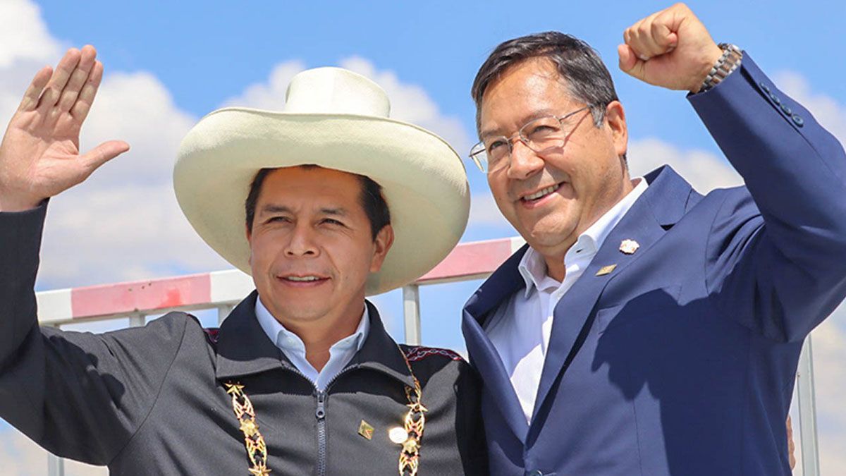 El apoyo de Luis Arce a Pedro Castillo desencadenó un conflicto diplomático entre Perú y Bolivia (Foto: D.D. Conclusión).